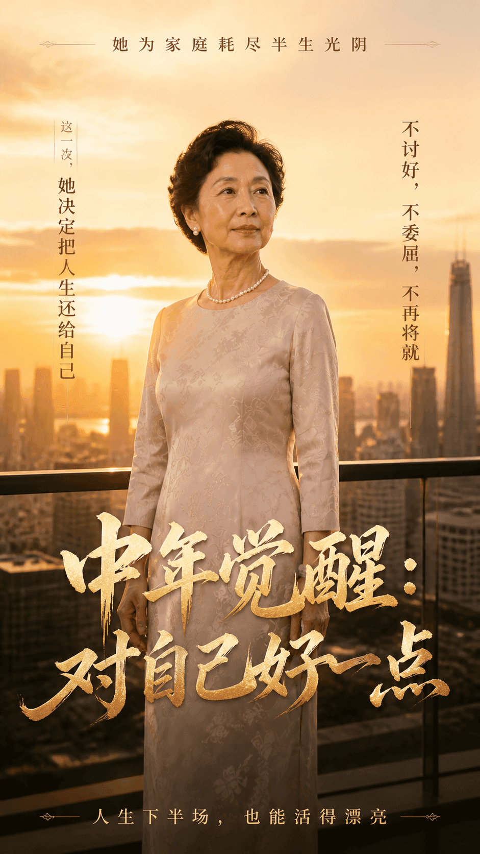 中年觉醒对自己好一点